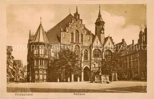 AK / Ansichtskarte  Hildesheim Rathaus Hildesheim