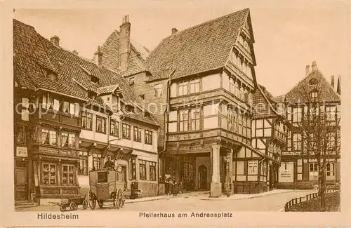 AK / Ansichtskarte  Hildesheim Pfeilerhaus am Andreasplatz Hildesheim