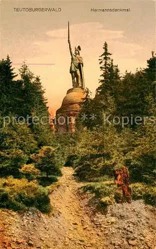 AK / Ansichtskarte  Teutoburgerwald Hermannsdenkmal Teutoburgerwald