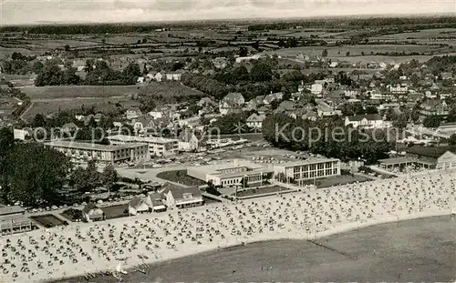 AK / Ansichtskarte  Groemitz_Ostseebad Fliegeraufnahme Groemitz_Ostseebad