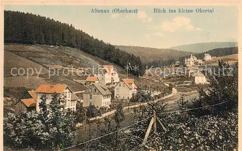 AK / Ansichtskarte  Altenau_Harz Panorama Blick ins kleine Okertal Altenau Harz