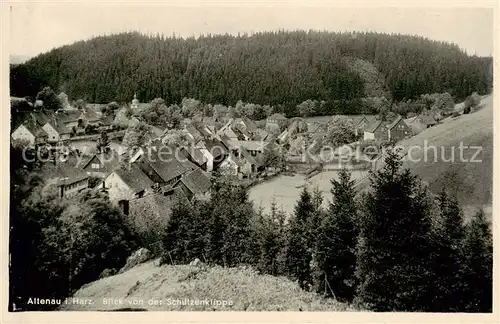 AK / Ansichtskarte  Altenau_Harz Blick von der Schuetzenklippe Altenau Harz