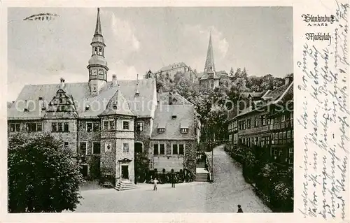 AK / Ansichtskarte 73809747 Blankenburg_Harz Marktplatz Blankenburg_Harz