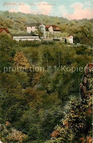 AK / Ansichtskarte  Bodetal_Bodethal_Harz Hotel zur Rosstrappe 