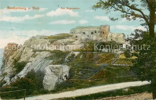 AK / Ansichtskarte  Blankenburg_Harz Regenstein Burgruine Blankenburg_Harz