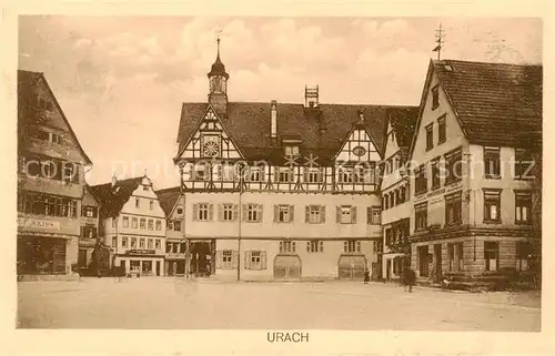 AK / Ansichtskarte  Bad_Urach Marktplatz Bad_Urach