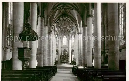 AK / Ansichtskarte 73809774 Schwaebisch_Gmuend Innenansicht Muensterkirche Schwaebisch Gmuend