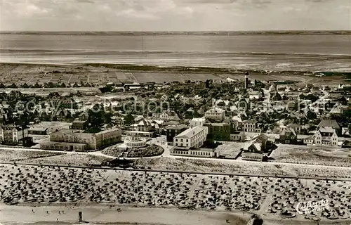 AK / Ansichtskarte  Wangerooge_Nordseebad Fliegeraufnahme Wangerooge_Nordseebad