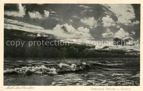 AK / Ansichtskarte  ueckeritz_Usedom Naturschauspiel nach dem Gewitter ueckeritz Usedom