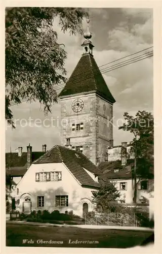 AK / Ansichtskarte  Wels_AT Ledererturm 