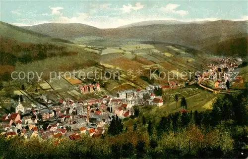 AK / Ansichtskarte  Ruhla Panorama Blick von der Carolinenhoehe Ruhla