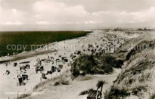 AK / Ansichtskarte 73809804 Kampen__Sylt Panorama Strand Nordseebad 