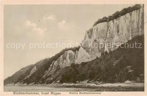 AK / Ansichtskarte  Insel_Ruegen Kleine Stubbenkammer Kreidefelsen Insel Ruegen