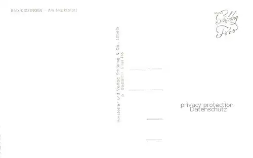 AK / Ansichtskarte  Bad_Kissingen Marktplatz Altstadt Fachwerkhaeuser Bad_Kissingen