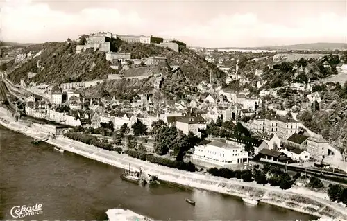 AK / Ansichtskarte  Ehrenbreitstein Panorama Blick zur Festung Ehrenbreitstein