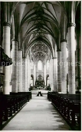 AK / Ansichtskarte  Schwaebisch_Gmuend Innenansicht Muensterkirche Schwaebisch Gmuend