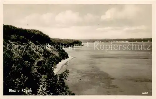 AK / Ansichtskarte  Binz_Ruegen Hochuferpromenade Sellin - Binz Binz_Ruegen