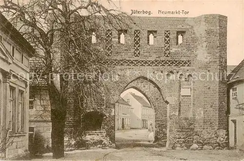 AK / Ansichtskarte  Jueterbog Neumarkt-Tor Jueterbog