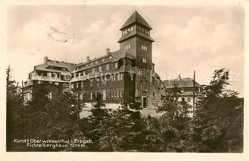 AK / Ansichtskarte  Oberwiesenthal_Erzgebirge Fichtelberghaus Kurort Oberwiesenthal Erzgebirge