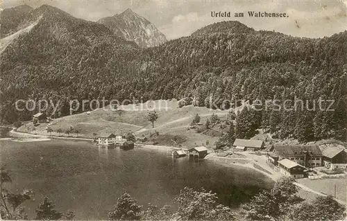 AK / Ansichtskarte 73809878 Urfeld_Walchensee Panorama Alpen Urfeld Walchensee
