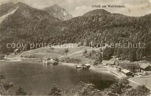 AK / Ansichtskarte  Urfeld_Walchensee Panorama Alpen Urfeld Walchensee