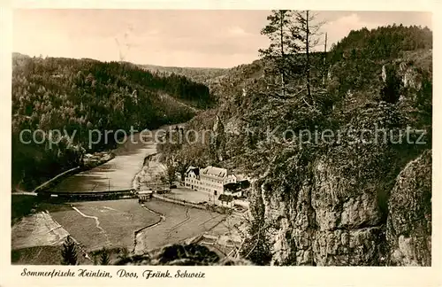 AK / Ansichtskarte 73809879 Heinlein_Doos_Forchheim Sommerfrische Gasthof Heinlein 