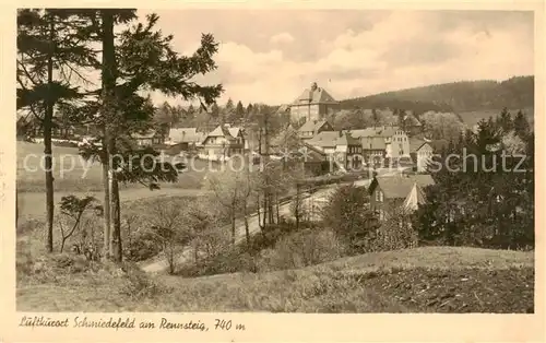 AK / Ansichtskarte  Schmiedefeld_Rennsteig Teilansicht Luftkurort Schmiedefeld_Rennsteig