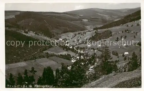 AK / Ansichtskarte  Gross-Aupa_Velka_Upa_CZ Panorama im Riesengebirge 