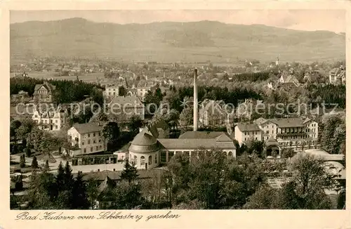 AK / Ansichtskarte  Bad_Kudowa_Kudowa-Zdroj_Niederschlesien_PL Blick vom Schlossberg 