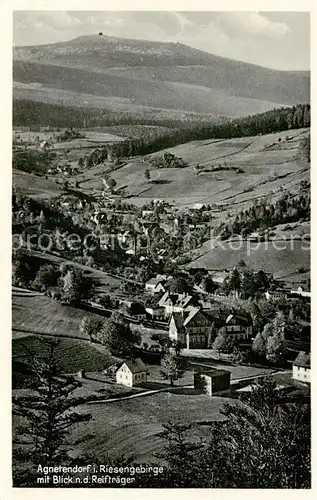 AK / Ansichtskarte  Agnetendorf_ Jagniatkow_Jelenia_Gora_Riesengebirge_PL mit Blick zum Reiftraeger 