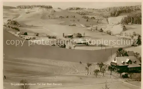 AK / Ansichtskarte  Bad_Reinerz_Duszniki-Zdrój_PL Skigebiet Kohlauer Tal 