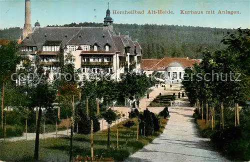 AK / Ansichtskarte  Bad_Altheide_Polanica-Zdrój Kurhaus mit Anlagen 