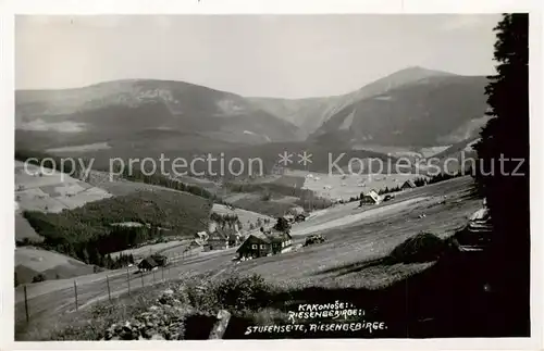 AK / Ansichtskarte  Riesengebirge_Schlesischer_Teil Stufenseite Panorama 