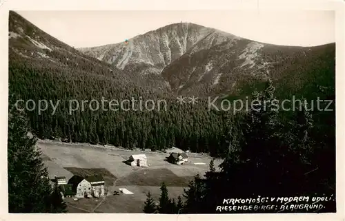 AK / Ansichtskarte  Petzer_Riesengebirge_CZ Blaugrund 