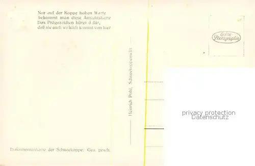 AK / Ansichtskarte  Riesengebirge_Schlesischer_Teil Die Schneekoppe 