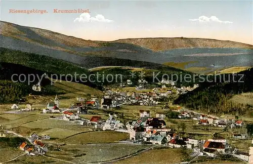 AK / Ansichtskarte  Krummhuebel_Karpacz_Riesengebirge_PL Panorama 