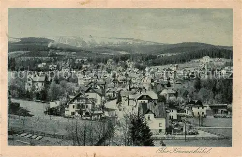 AK / Ansichtskarte  Ober-Krummhuebel_Karpacz_Riesengebirge_PL Panorama 