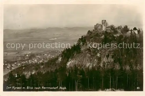 AK / Ansichtskarte  Hermsdorf_Bad_Riesengebirge_PL Burg Kynast Panorama 