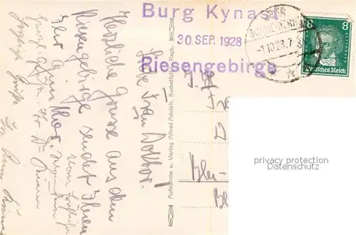 AK / Ansichtskarte 73810057 Hermsdorf_Bad_Riesengebirge_PL Burg Kynast Panorama 