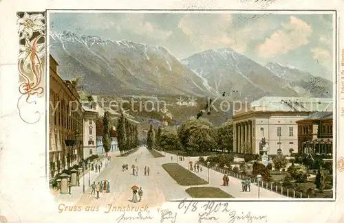 AK / Ansichtskarte  Innsbruck_Tirol_AT Ortsansicht 