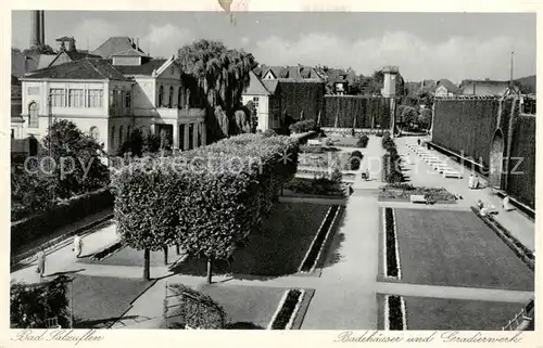 AK / Ansichtskarte  Bad_Salzuflen Badehaeuser und Gradierwerk Bad_Salzuflen