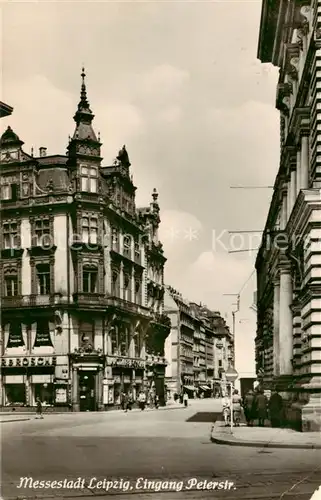 AK / Ansichtskarte  Leipzig Eingang Peterstrasse Leipzig