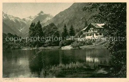 AK / Ansichtskarte  Christlessee_Oberstdorf Panorama 