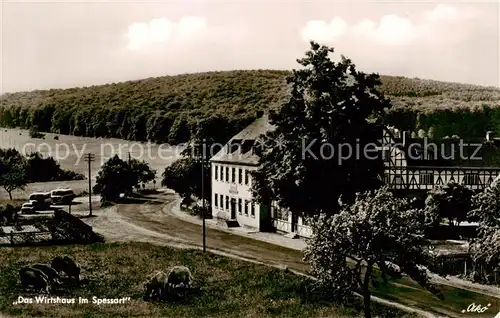 AK / Ansichtskarte  Rohrbrunn Das Wirtshaus im Spessart Rohrbrunn