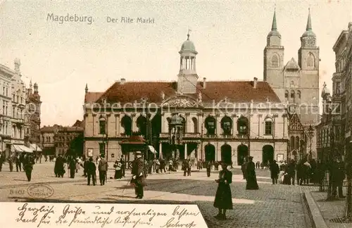 AK / Ansichtskarte 73810102 Magdeburg Der Alte Markt Magdeburg