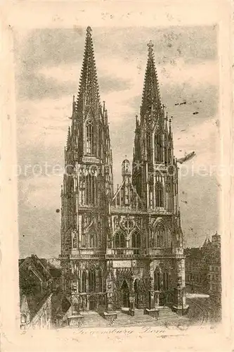 AK / Ansichtskarte  Regensburg Dom Regensburg