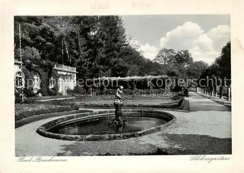 AK / Ansichtskarte 73810146 Bad_Brueckenau Schlossgarten Bad_Brueckenau