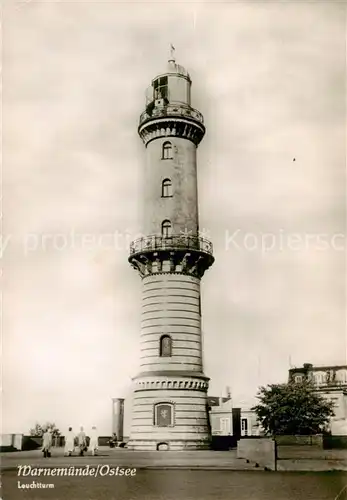 AK / Ansichtskarte  Warnemuende_Ostseebad Leuchtturm Warnemuende_Ostseebad