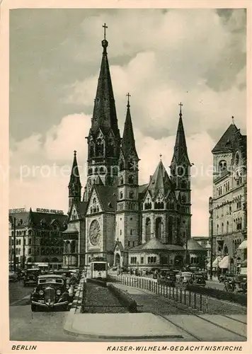 AK / Ansichtskarte  Berlin Kaiser Wilhelm Gedaechtniskirche Berlin