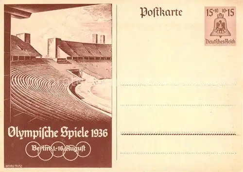 AK / Ansichtskarte  Berlin Olympiastadion 1936 Berlin